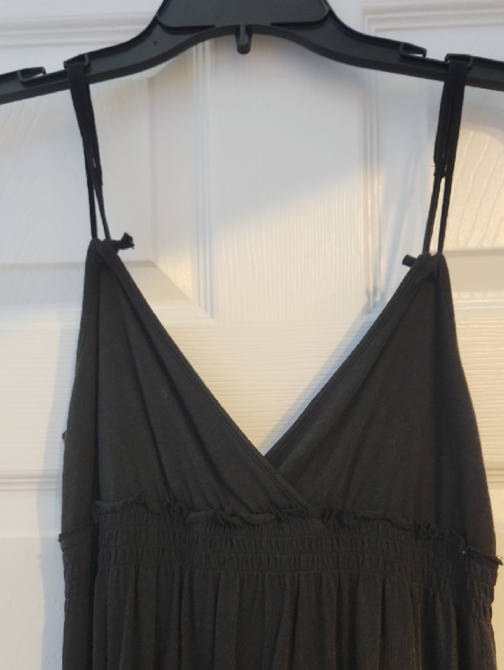 American Eagle Outfitters Black Spaghetti-Strap Maxi Dress - Picture 2 of 5